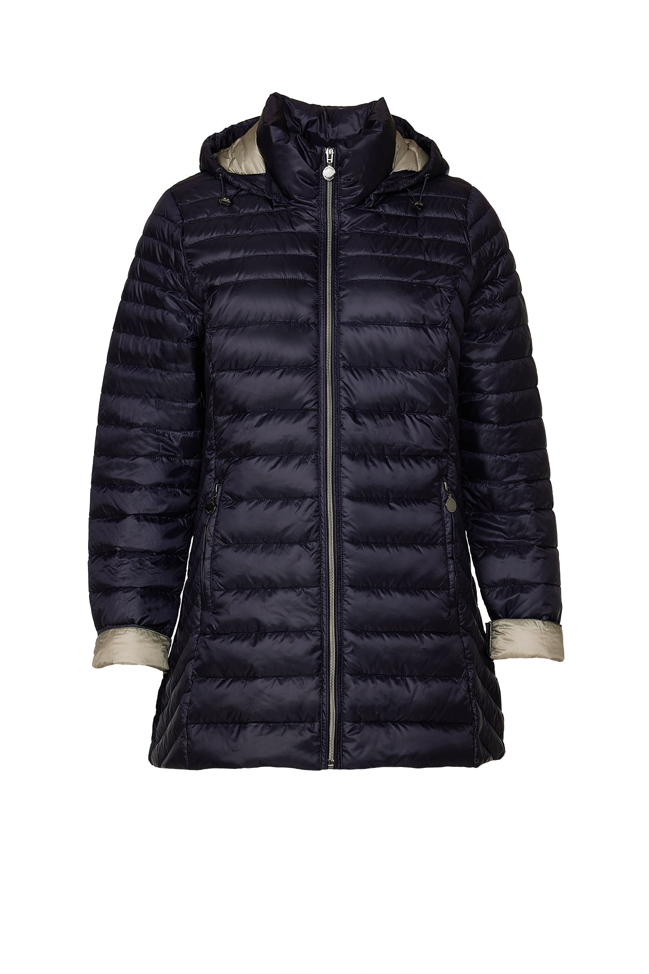 Windfield / Danwear Albina Light Down Lette dunjakker 0804 Navy/Asure green