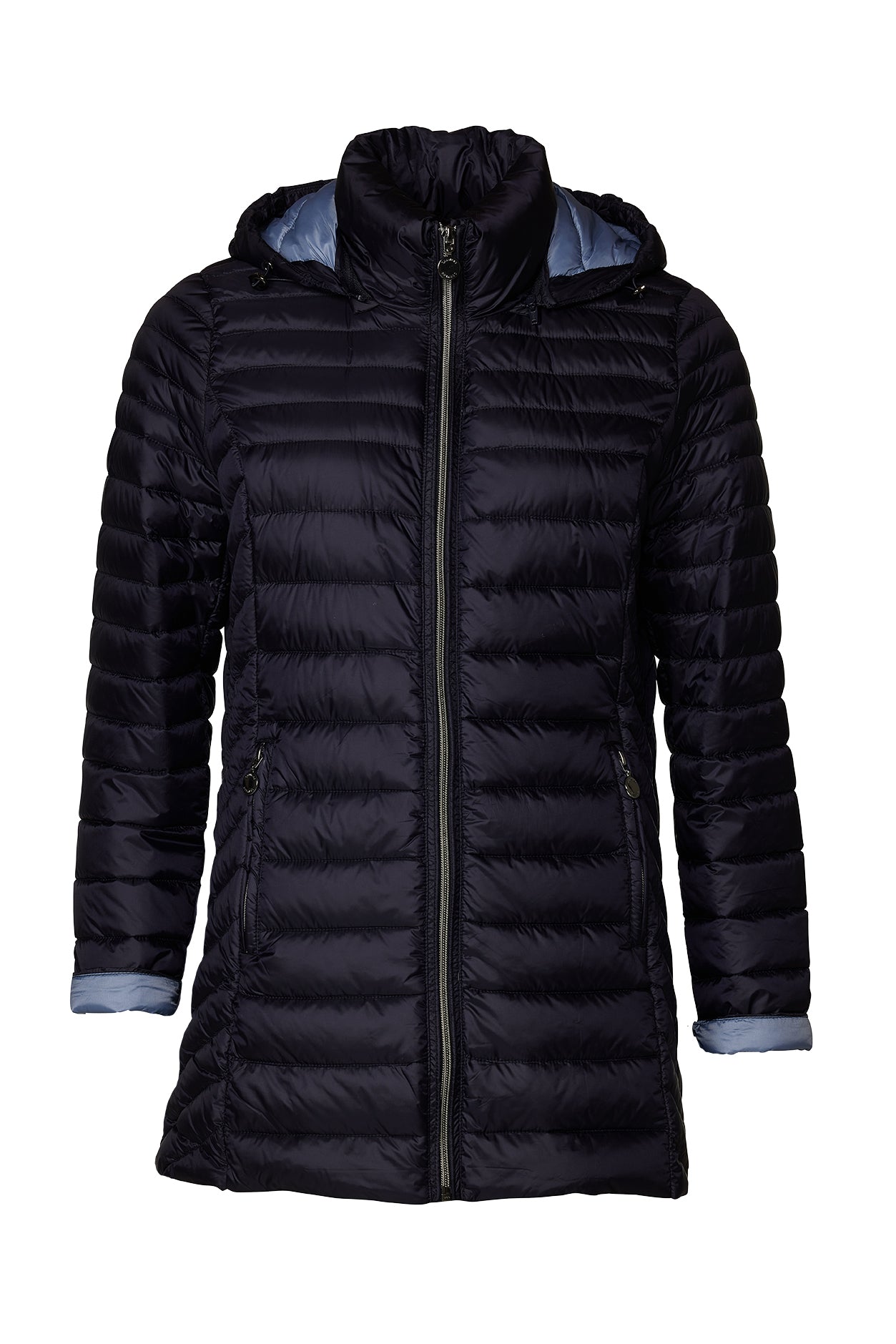 Windfield / Danwear Albina Light Down Lette dunjakker 0821 Navy/Light Blue