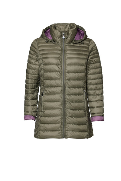 Windfield / Danwear Albina Light Down Lette dunjakker 1436 Hunter/ Lavender