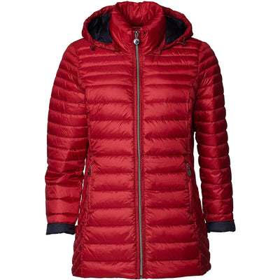 Windfield / Danwear Albina Light Down Lette dunjakker 1608 Red/Navy