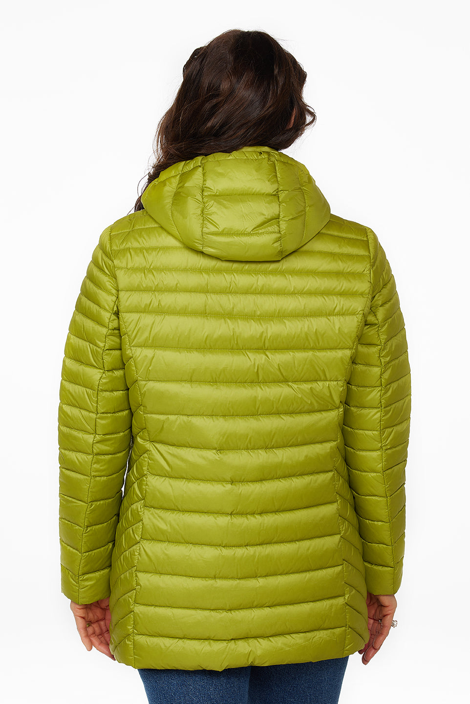 Windfield / Danwear Albina Light Down Lette dunjakker 2402 Lime/Sand