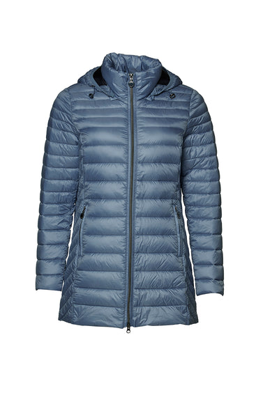 Windfield / Danwear Albina Light Down Lette dunjakker 5129 Smoke blue/ Stone