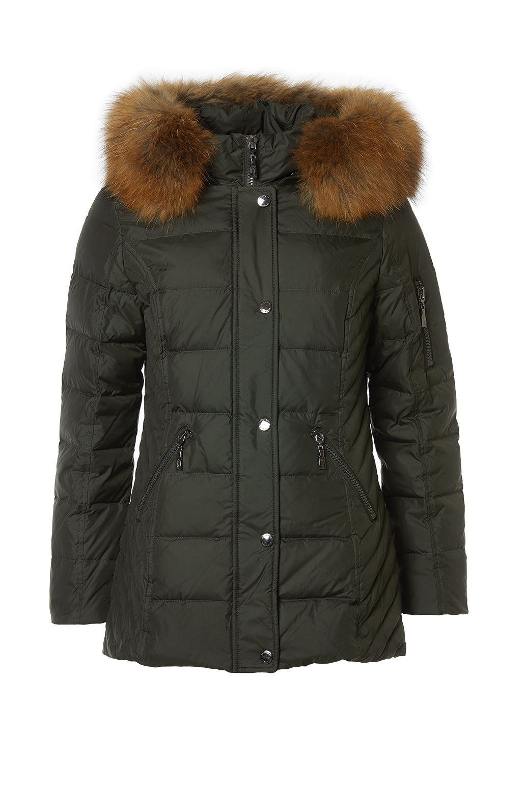 Windfield / Danwear Aliz With Real Fur Black Label Down 14 Army
