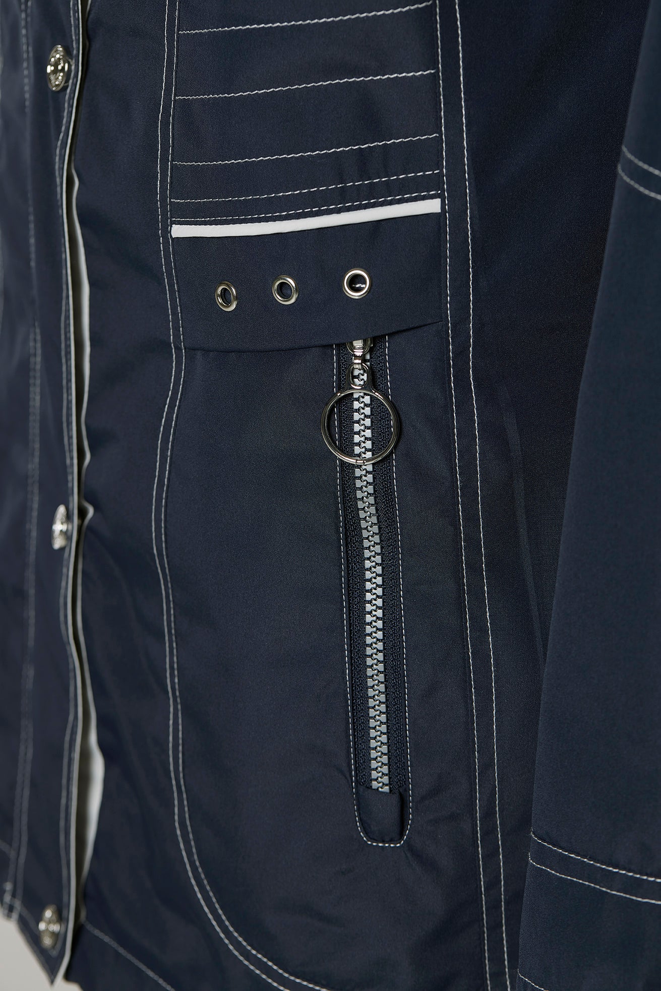 Windfield / Danwear Bea Forårsjakke 0801 Navy/Offwhite