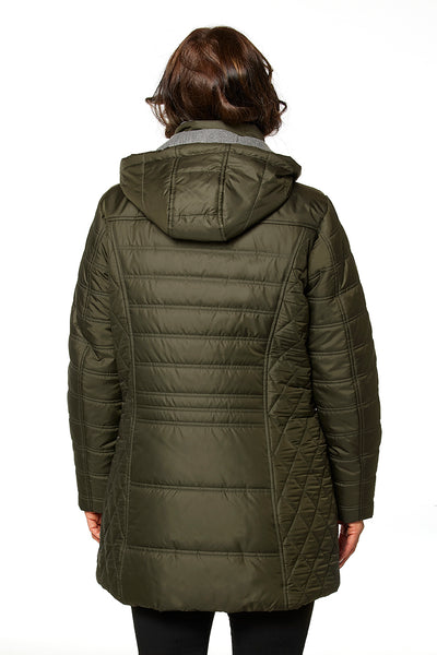 Windfield / Danwear Carly Vinterjakker 14 Army