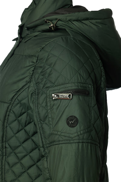 Windfield / Danwear Ester Vinterjakker 14/09 Bottlegreen/Black