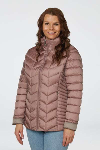 Windfield / Danwear Gunda Lette dunjakker 56 Rose