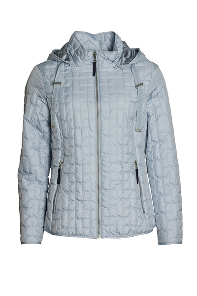 Windfield / Danwear Ilselill Forårsjakke 21/08-Light Blue/Navy