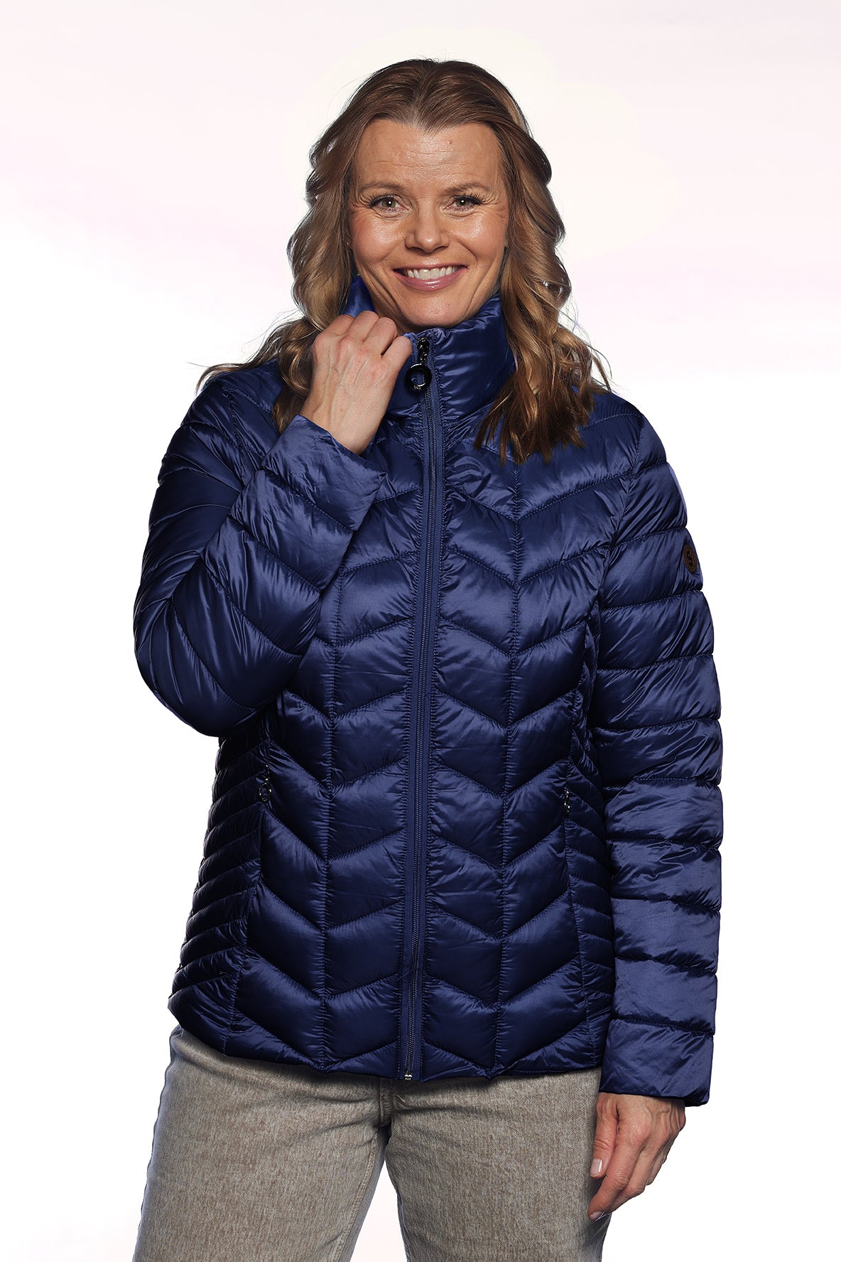 Windfield / Danwear Isalena Lette dunjakker 08 Navy