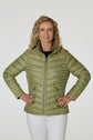 Windfield / Danwear Venessa Lette dunjakker 0414 Khaki/Woodgreen