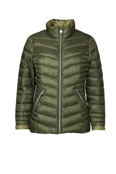 Windfield / Danwear Venessa Lette dunjakker 1404 Olivine/Saga