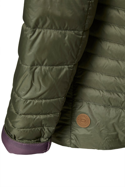 Windfield / Danwear Venessa Lette dunjakker 1436 Hunter/ Lavender