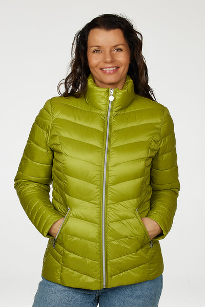 Windfield / Danwear Venessa Lette dunjakker 2424 Split Pea