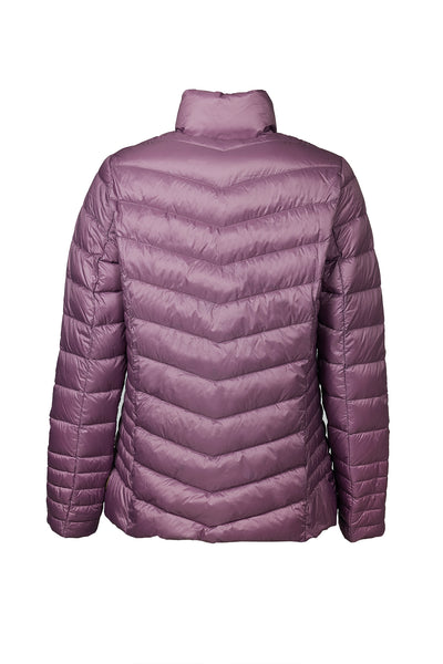 Windfield / Danwear Venessa Lette dunjakker 3602 Very Grape/Rock Ridge