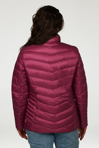 Windfield / Danwear Venessa Lette dunjakker 4646 Magenta Haze