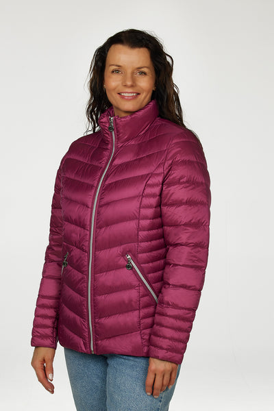 Windfield / Danwear Venessa Lette dunjakker 4646 Magenta Haze